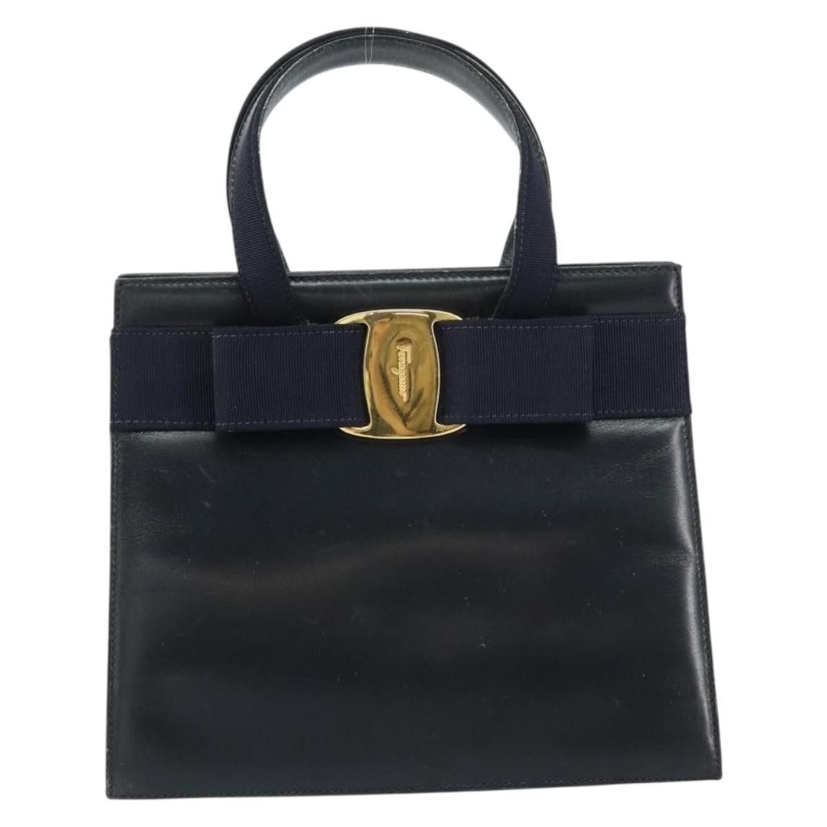 Salvatore Ferragamo Salvatore Ferragamo Convertible Vara Bow Tote Leather Size ONE SIZE - 1 Thumbnail