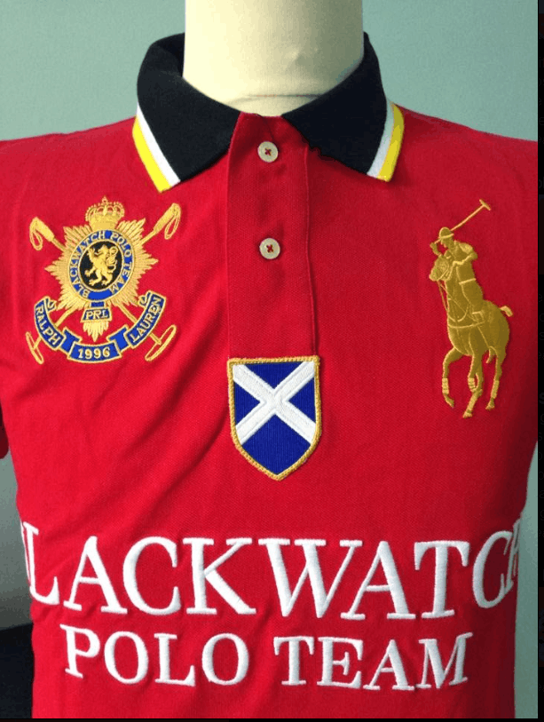 image of Polo Ralph Lauren Ralph Laurent Blackwatch Polo Team Medium- Black Nwt, Men's