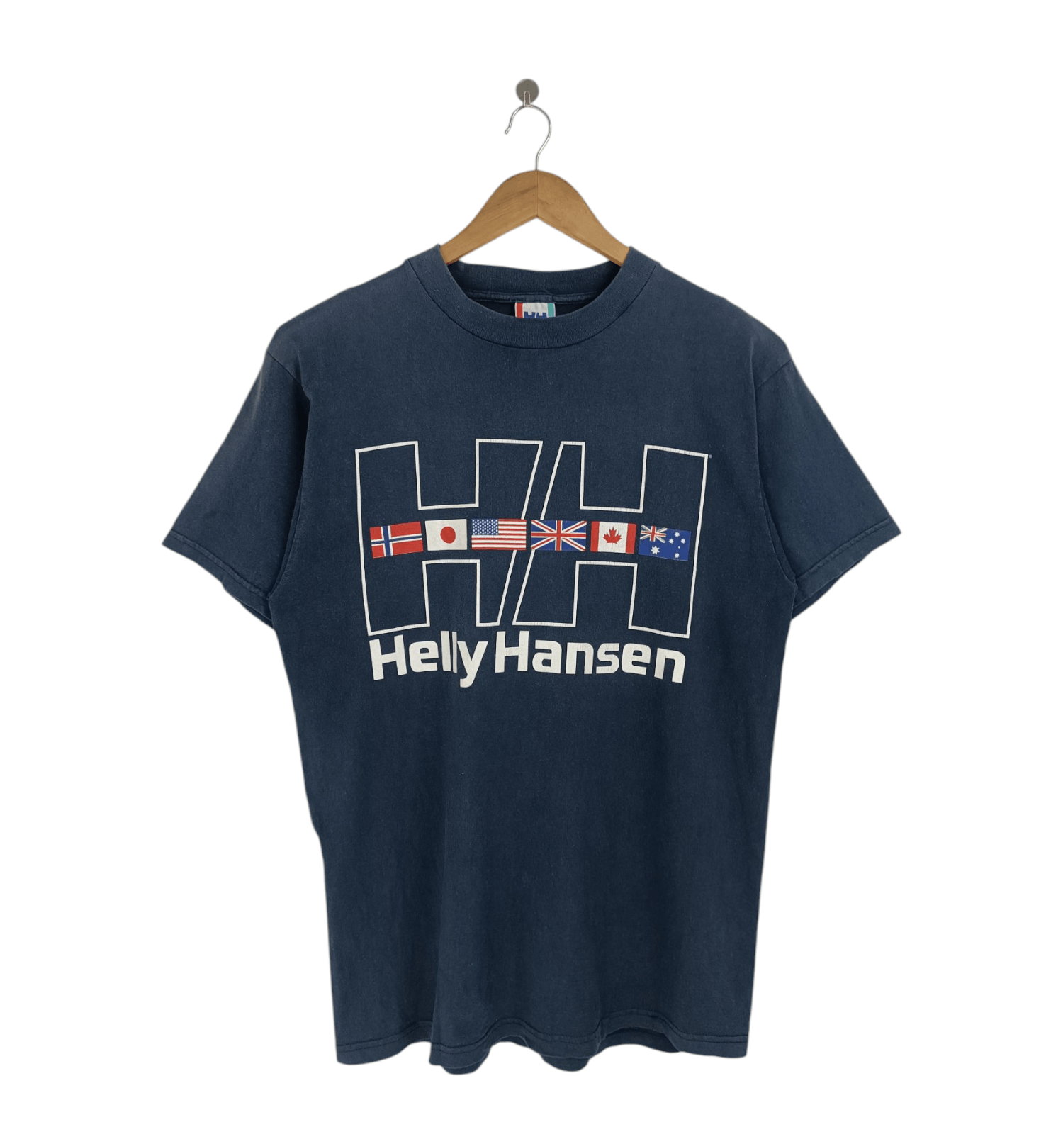 Helly Hansen VINTAGE 90'S HELLY HANSEN CLASSIC LOGO TEE tnf colombia Size US M / EU 48-50 / 2 - 1 Thumbnail