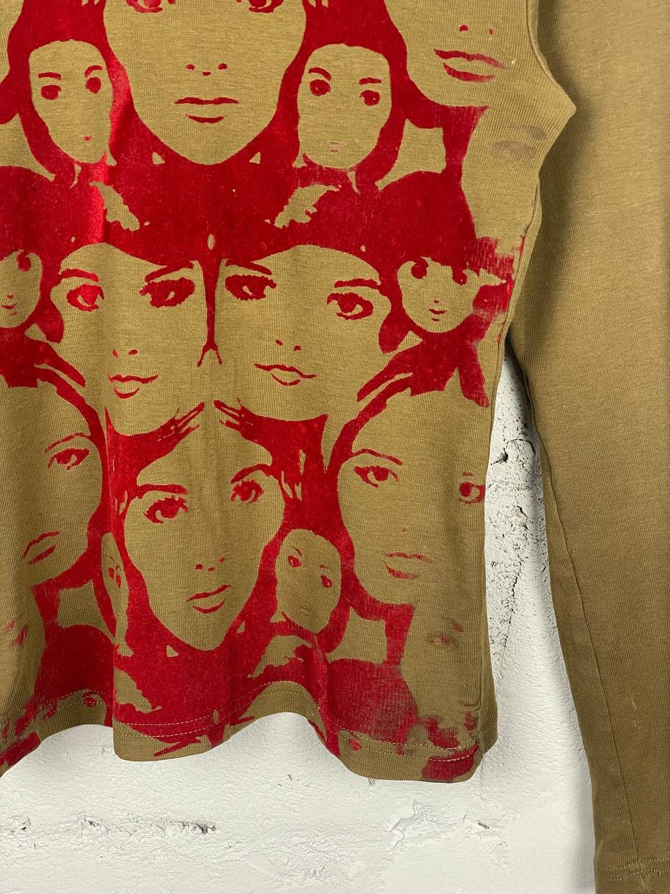 Cop Copine × Vintage Cop Copine Y2K Vintage Face Style Longsleeve Japan Size S / US 4 / IT 40 - 4 Thumbnail