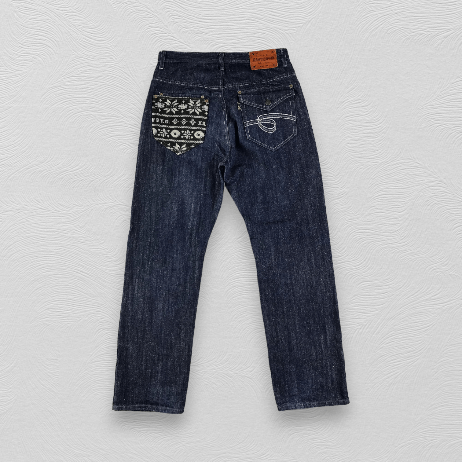 Japanese Brand Japanese Brand Xanthouse Jeans Dark Wash Denim KJ1686 Size US 32 / EU 48 - 2 Thumbnail