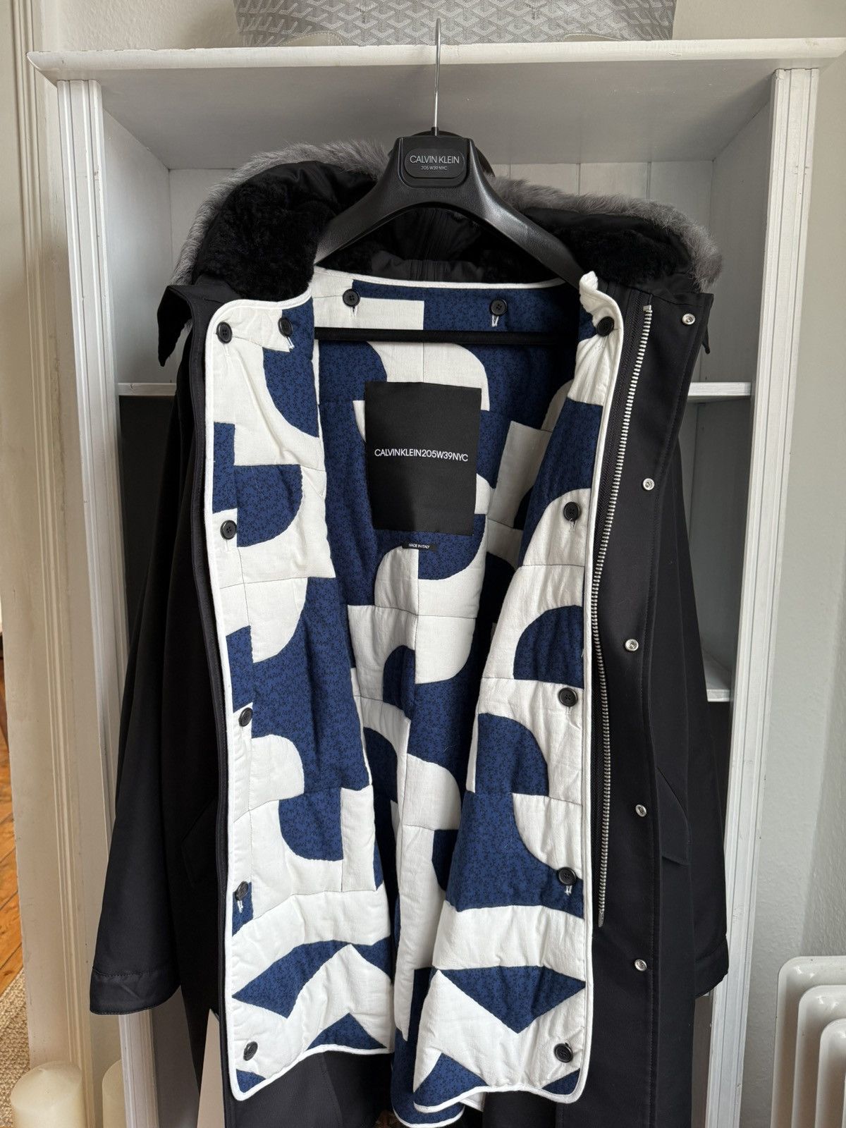 Raf Simons $5000 RAF Simons CK205 Silk Lined Parka 46 M BNWT Size US M / EU 48-50 / 2 - 1 Thumbnail