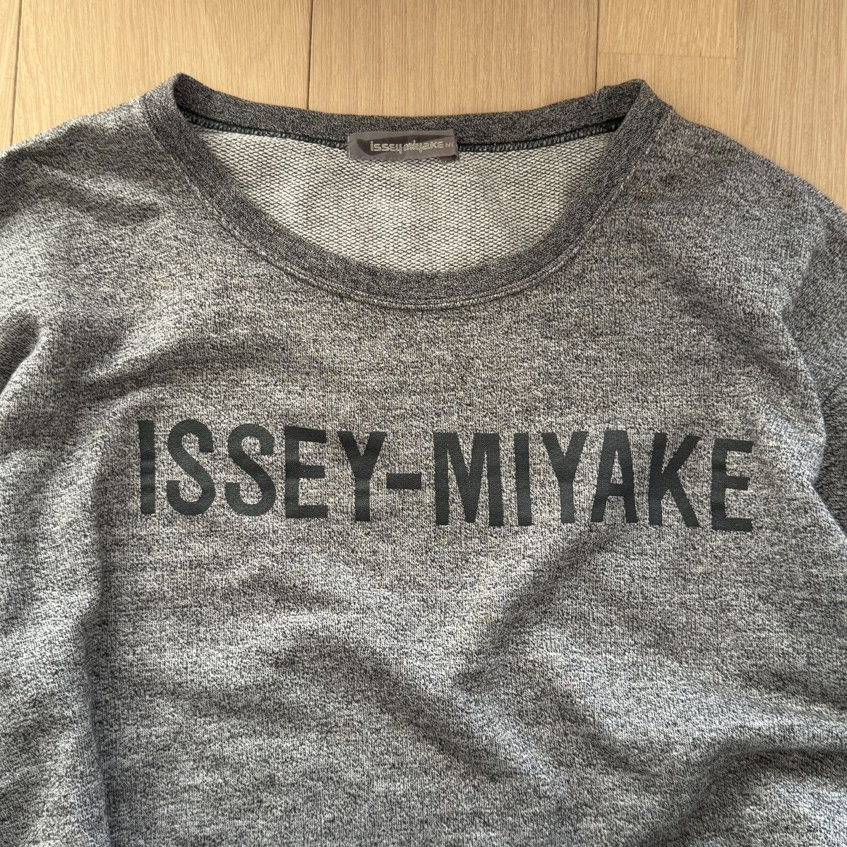 Issey Miyake 80s ISSEY MIYAKE LOGO sweatshirt Size US M / EU 48-50 / 2 - 2 Thumbnail