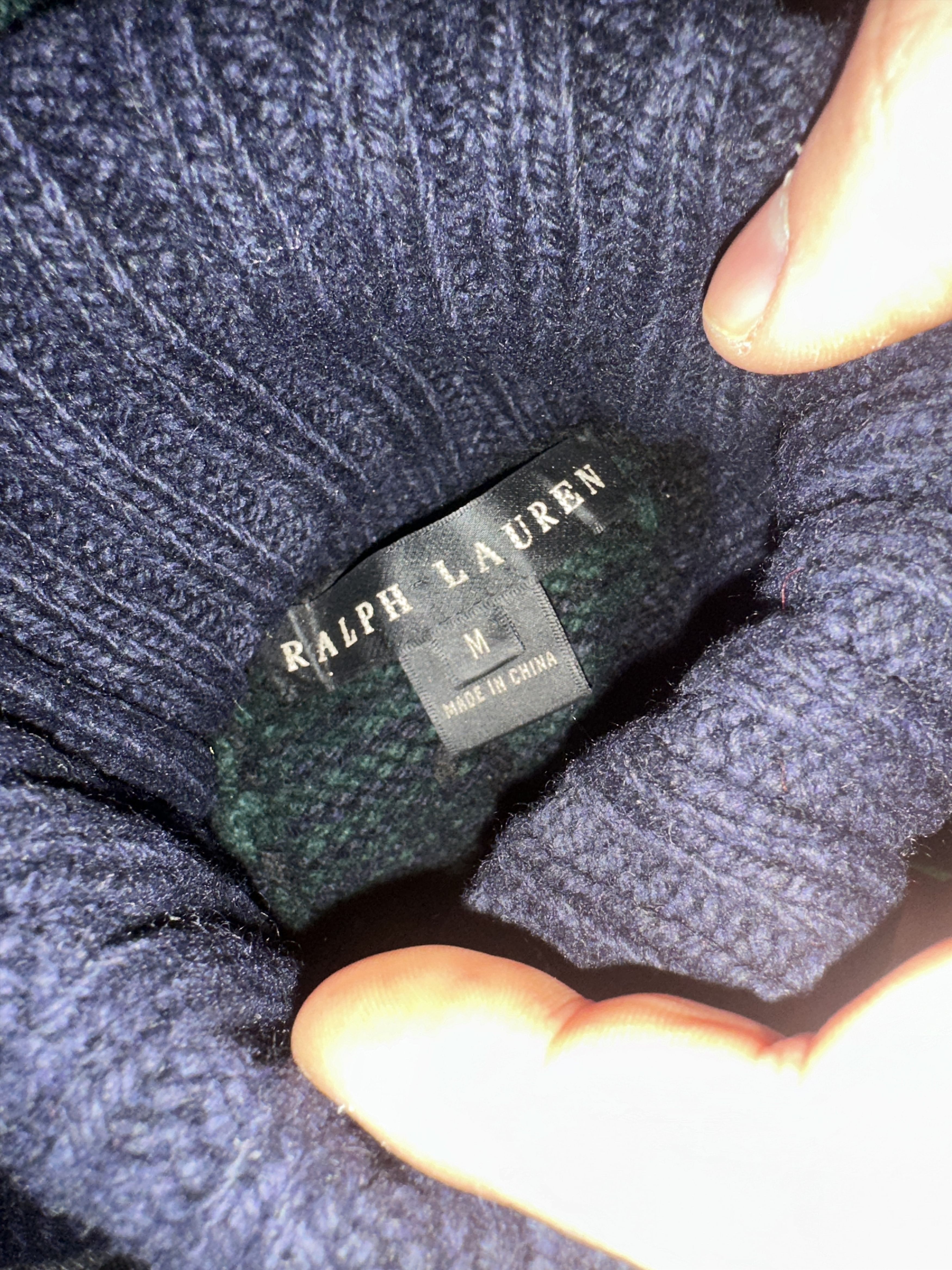 Ralph Lauren Black Label Ralph Lauren Black Label Size M Cable Knit Turtleneck Size M / US 6-8 / IT 42-44 - 3 Thumbnail