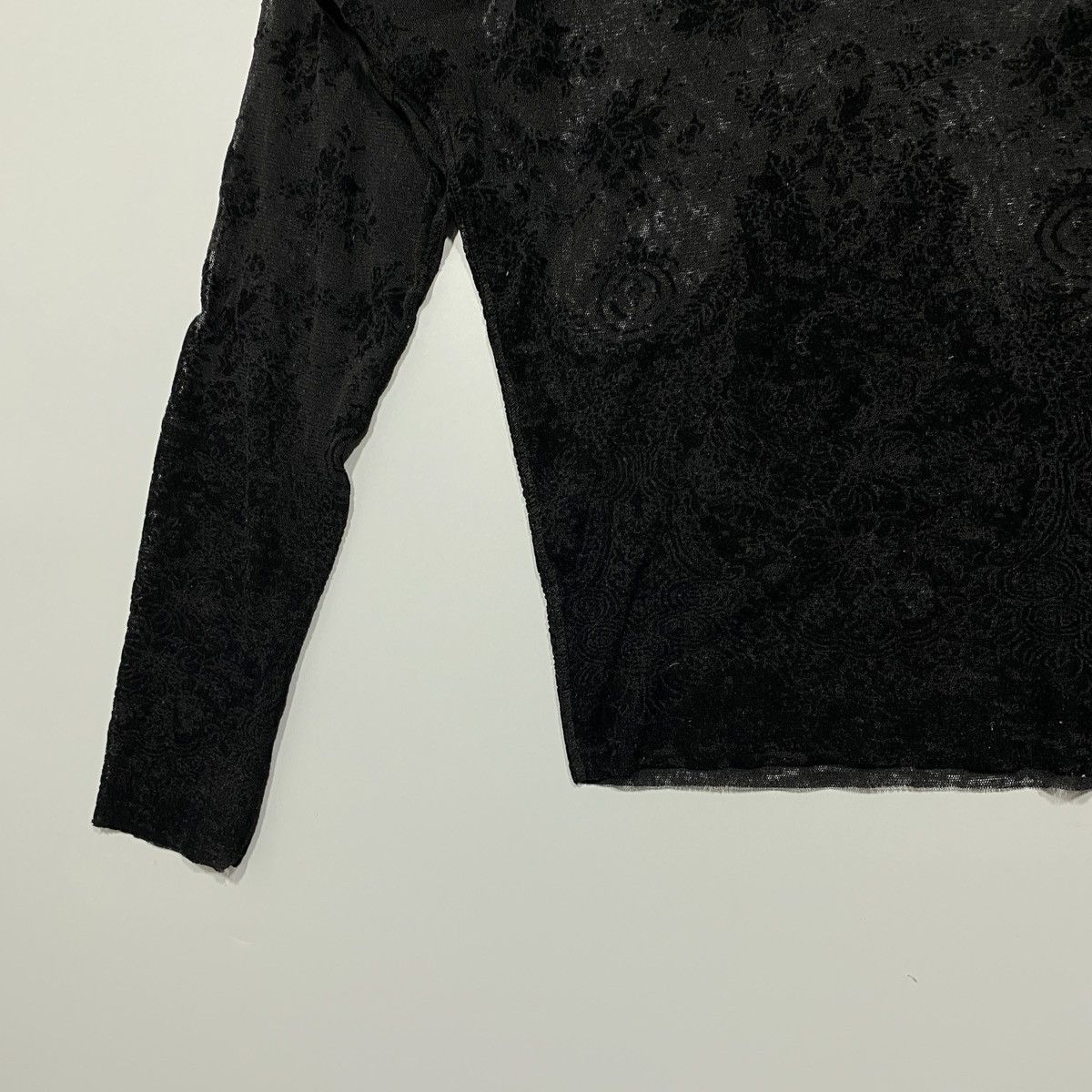 Jean Paul Gaultier Sheer Floral Tops Size S / US 4 / IT 40 - 4 Thumbnail