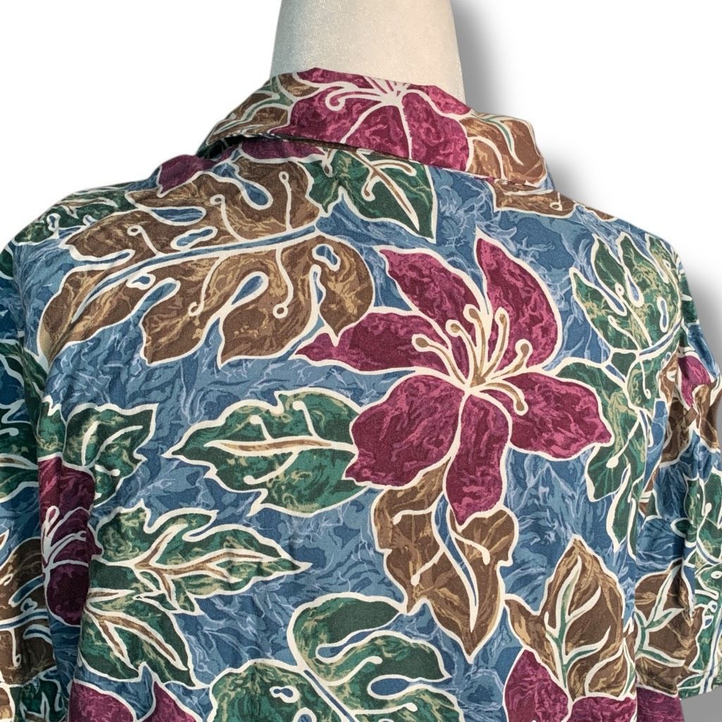 Hilo Hattie Vintage Hilo Hattie Hawaiian Shirt Camp Collar Tropical Abst Size S / US 4 / IT 40 - 6 Thumbnail