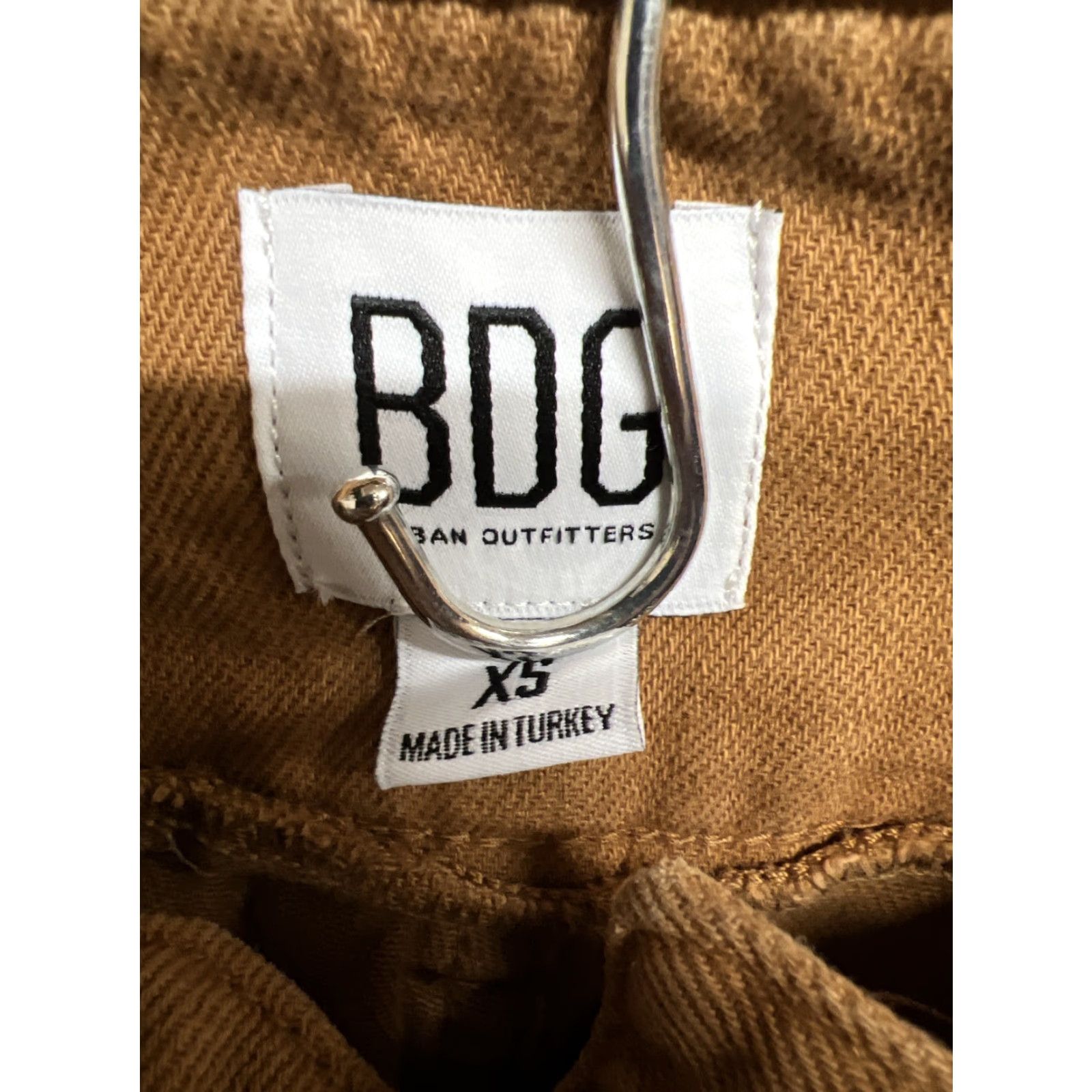 Bdg BDG Womens Relaxed Jeans Elastic High Waist Cargo Urban Outfitters XS Brown Cotton Blend 26in Pockets Stretch Rise High Vintage No Size 26" / US 2 / IT 38 - 3 Thumbnail
