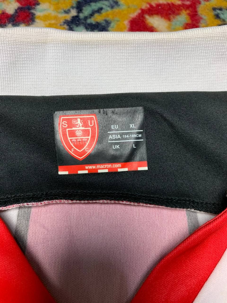 Macron SHEFFIELD UNITED HOME FOOTBALL SHIRT SOCCER JERSEY MACRON Size US XL / EU 56 / 4 - 5 Thumbnail