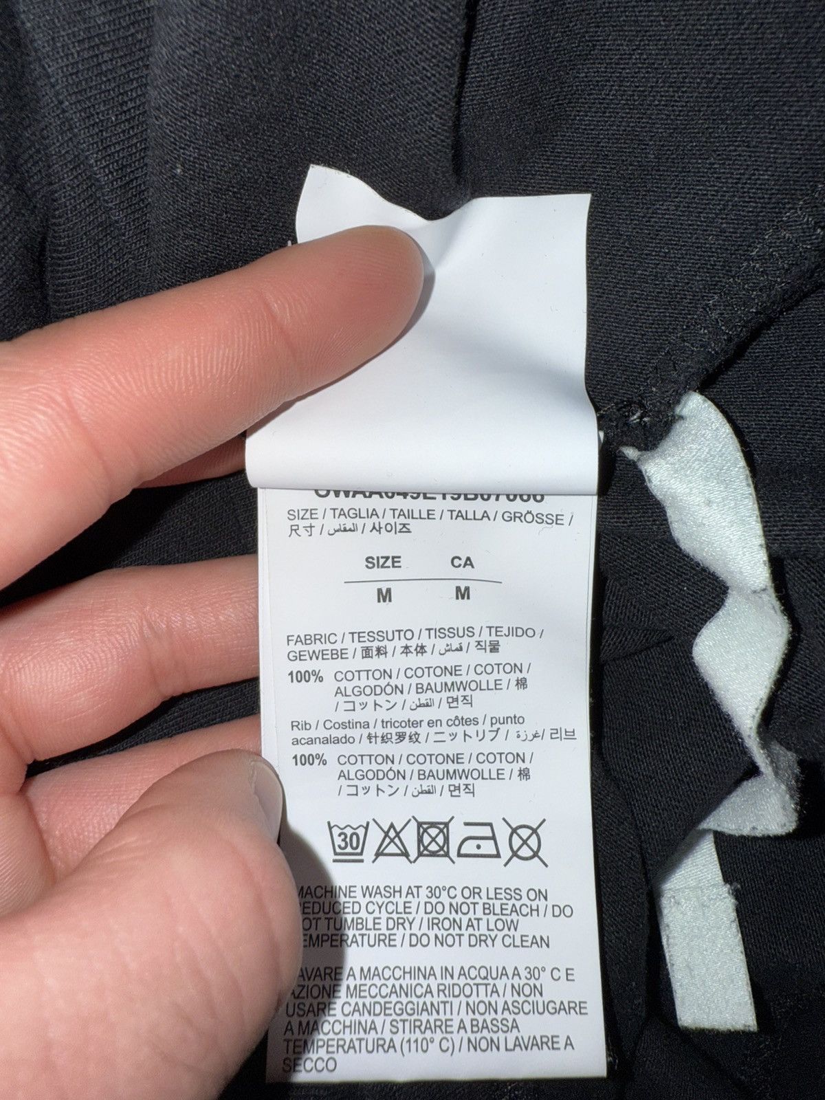 Off-White Off-White black t-shirt large floral graphic Size US M / EU 48-50 / 2 - 7 Thumbnail