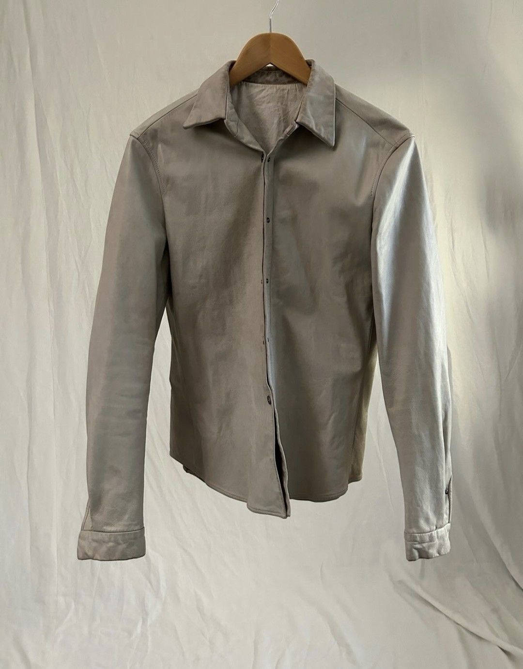 Carpe Diem 2002 Leather Shirt w/ Silver Buttons