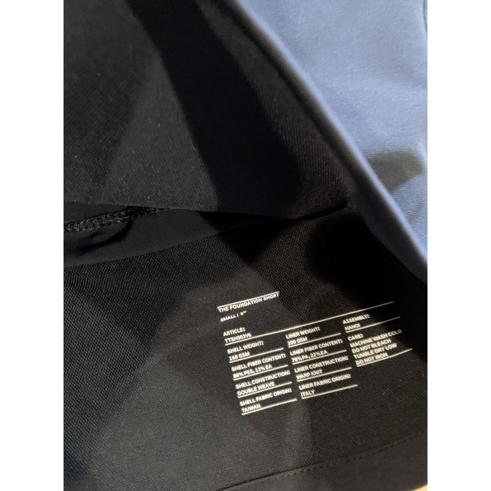 Ten Thousand Active Short Men Small Black 9 In Foundation Liner Workout, Men's (Size 29) — image 3 of 4