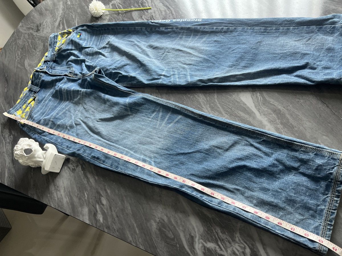 Japanese Brand Sleeples Gotch Night Back Fun All : Denim Star Inside Tips Size US 33 - 15 Thumbnail