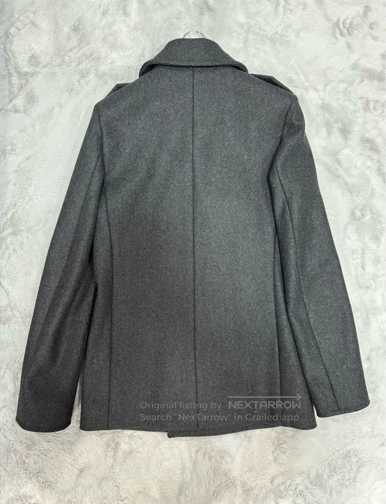 Saint Laurent Paris Saint Laurent Paris Grey Double Breasted Wool Coat Size US S / EU 44-46 / 1 - 2 Thumbnail