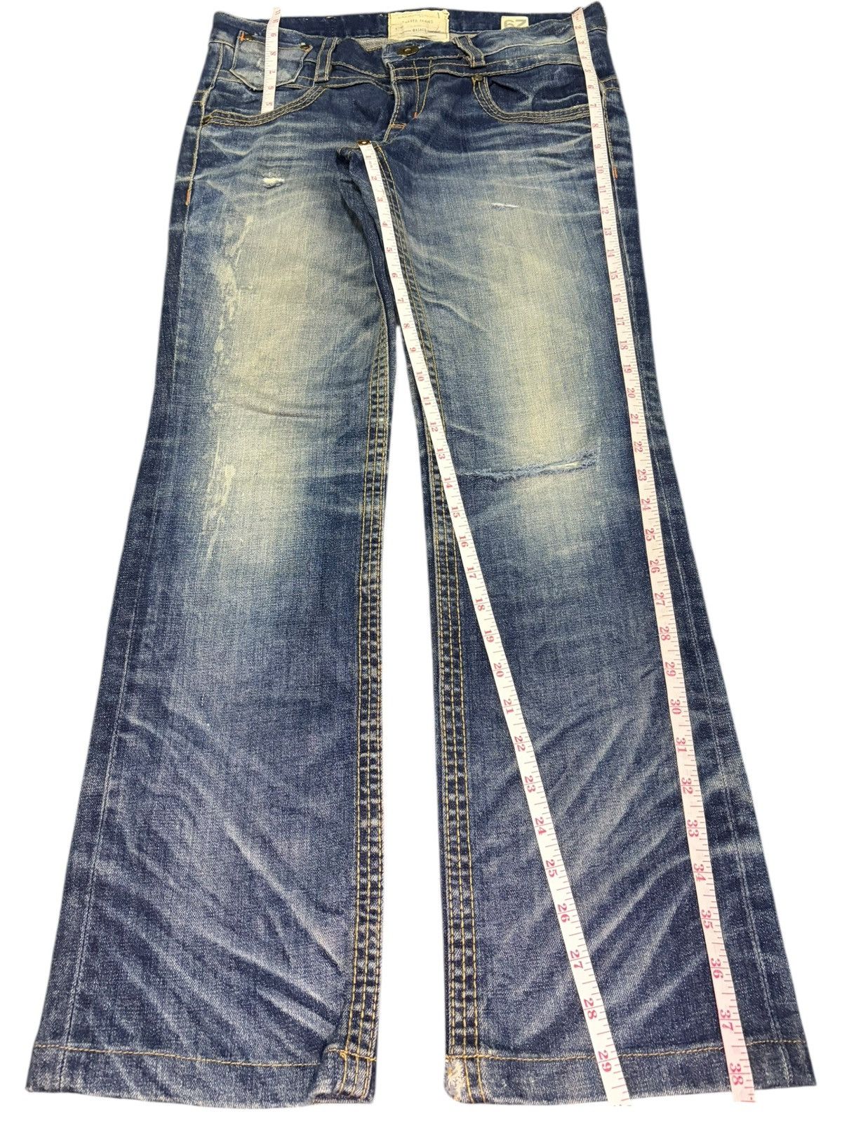 Edwin Vintage Lolita Rusty Mud Wash Distressed Jeans Size 31" - 7 Thumbnail