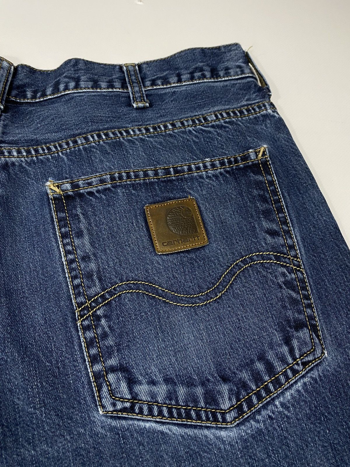 Carhartt 🔥LASTDROP🔥 Carhartt Stonewashed Straight Marlow Jeans Pants Size US 33 - 8 Thumbnail