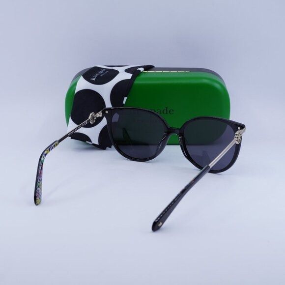 Kate Spade Kate Spade KRISTINA/G/S 0807 IR Sunglasses Black Cat Eye Size ONE SIZE - 11 Thumbnail