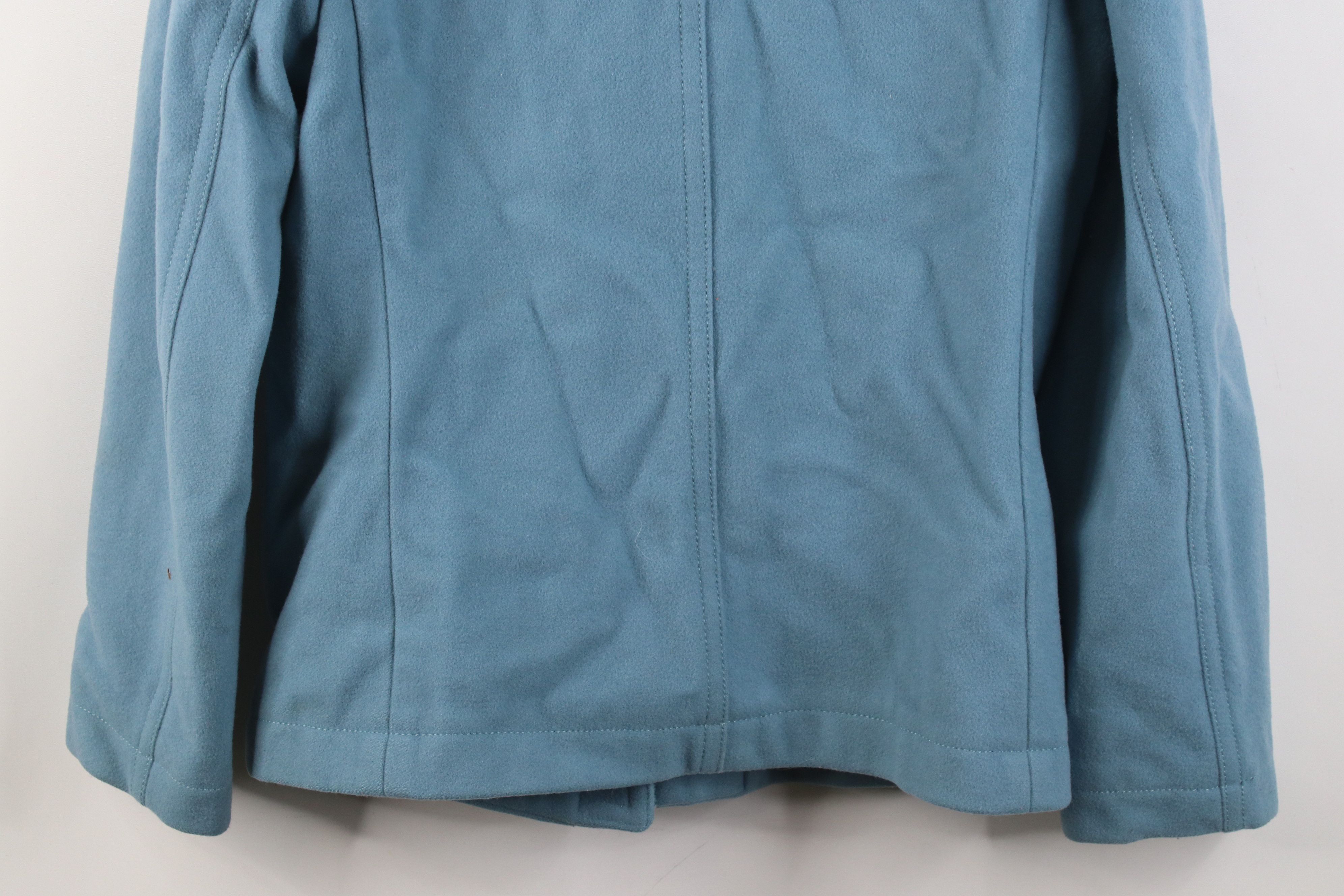 Gap Vintage Y2K Gap Wool Blend Toggle Button Coat Jacket Blue Size M / US 6-8 / IT 42-44 - 17 Thumbnail