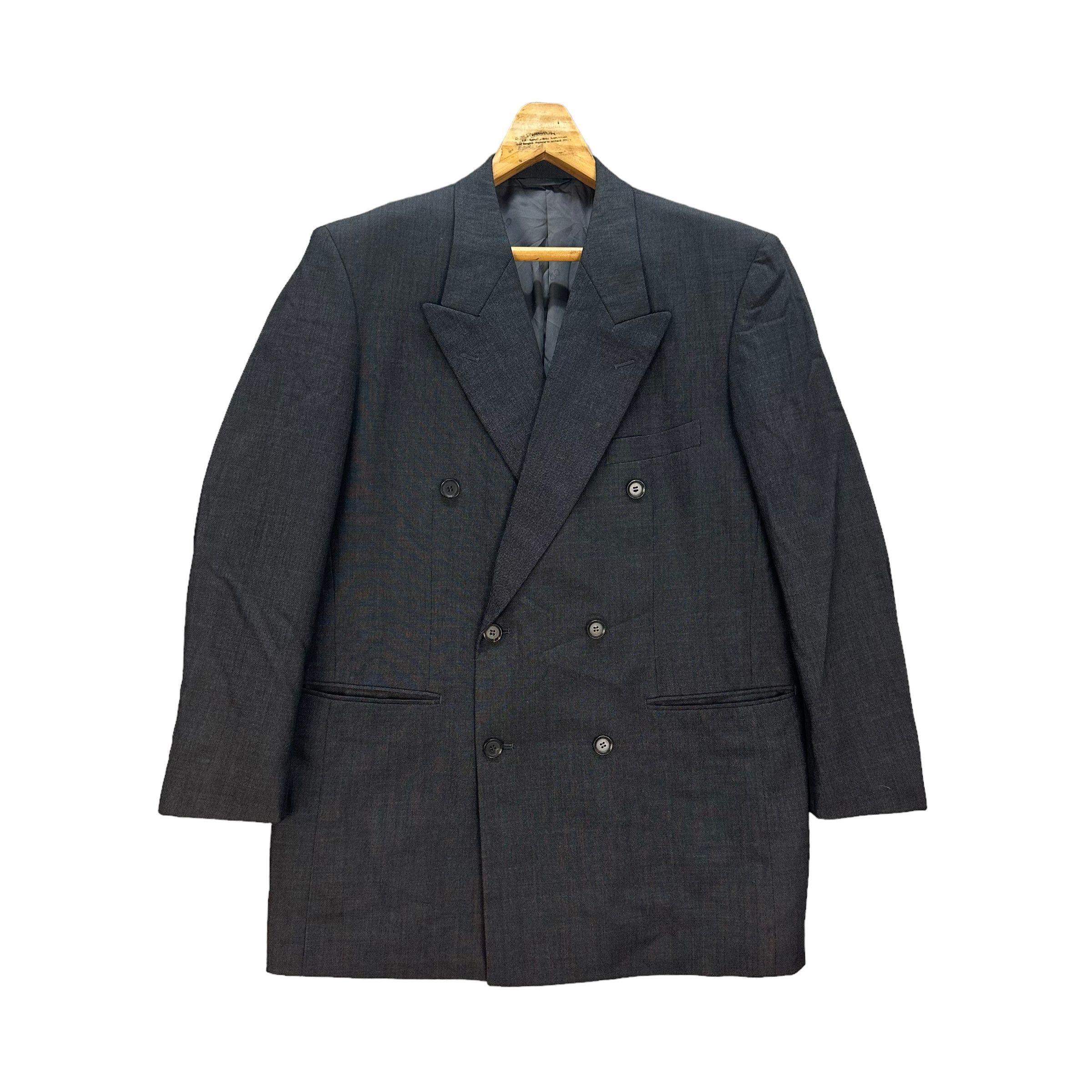 Christian Dior Monsieur CHRISTIAN DIOR DOUBLE BREASTED SUIT JACKET #8298-002 Size 44R - 1 Thumbnail