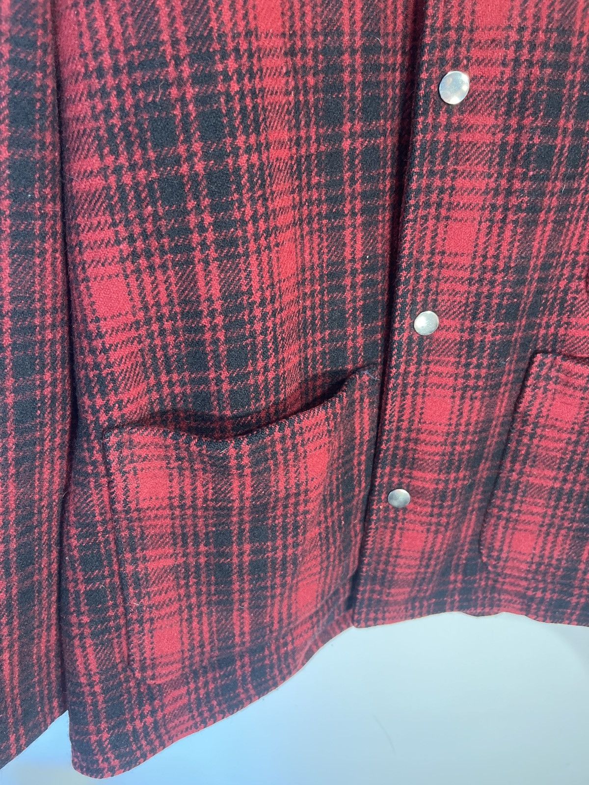 Vintage × Y's for Men Vintage Y’s for men red flannel wool jacket Size US L / EU 52-54 / 3 - 4 Thumbnail