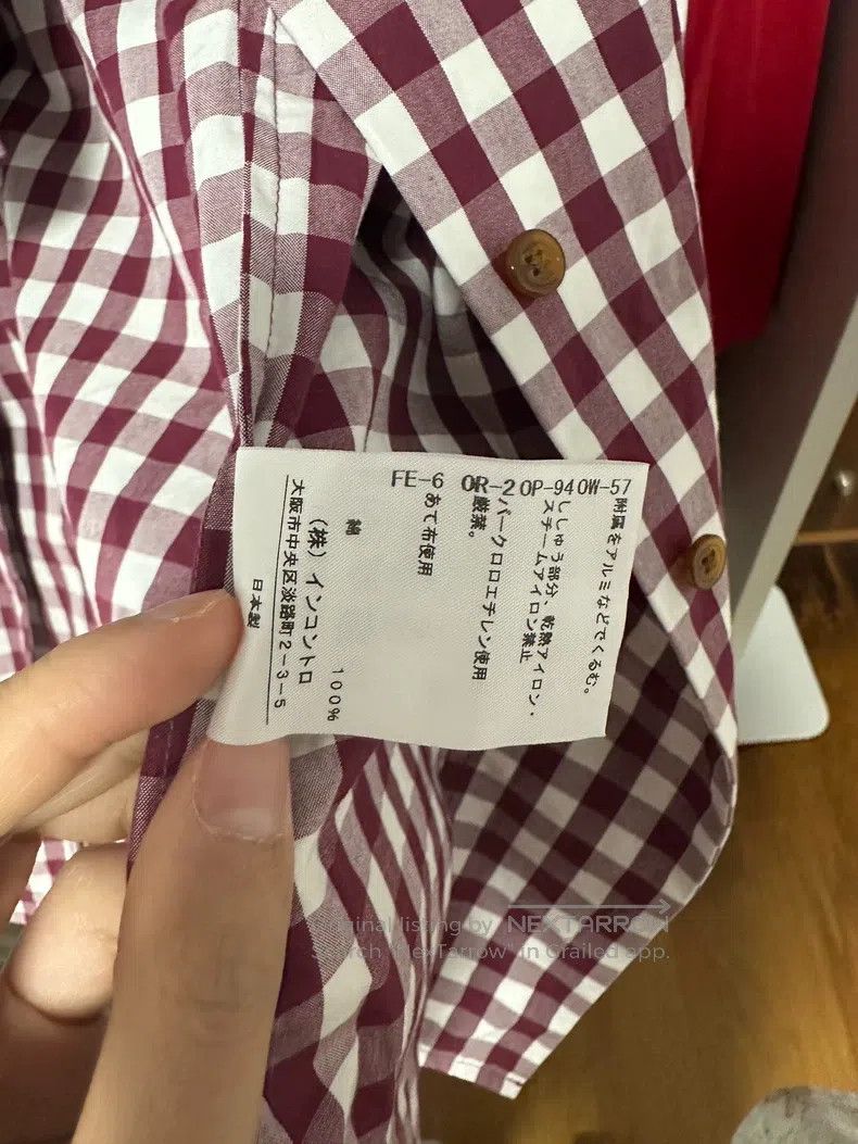 Vivienne Westwood Vivienne Westwood Red Plaid Big Bow Shirt Size M / US 6-8 / IT 42-44 - 4 Thumbnail