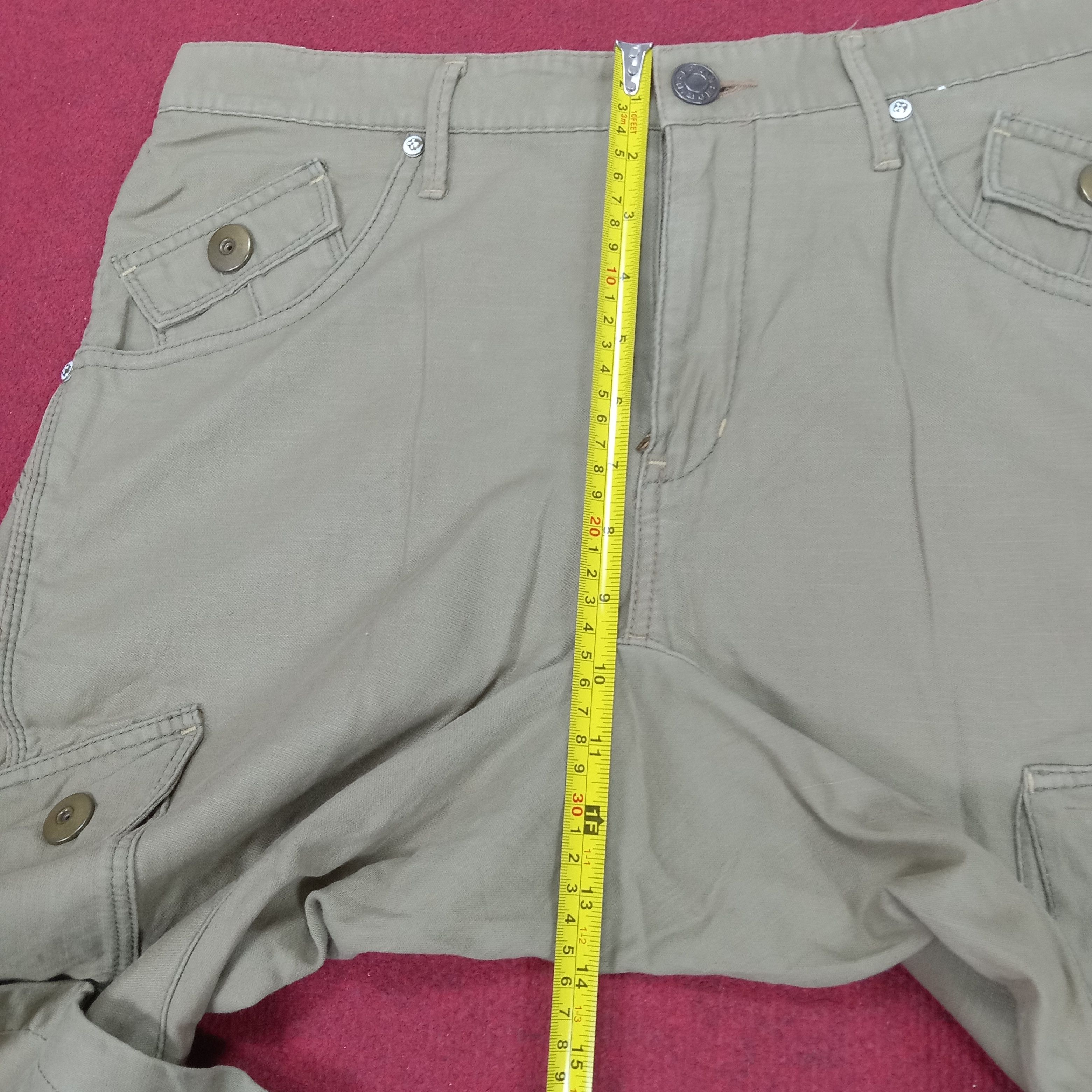 Edwin × Vintage Edwin Cargo Hiking Camping Style Rare Design Pants Size US 34 / EU 50 - 8 Thumbnail