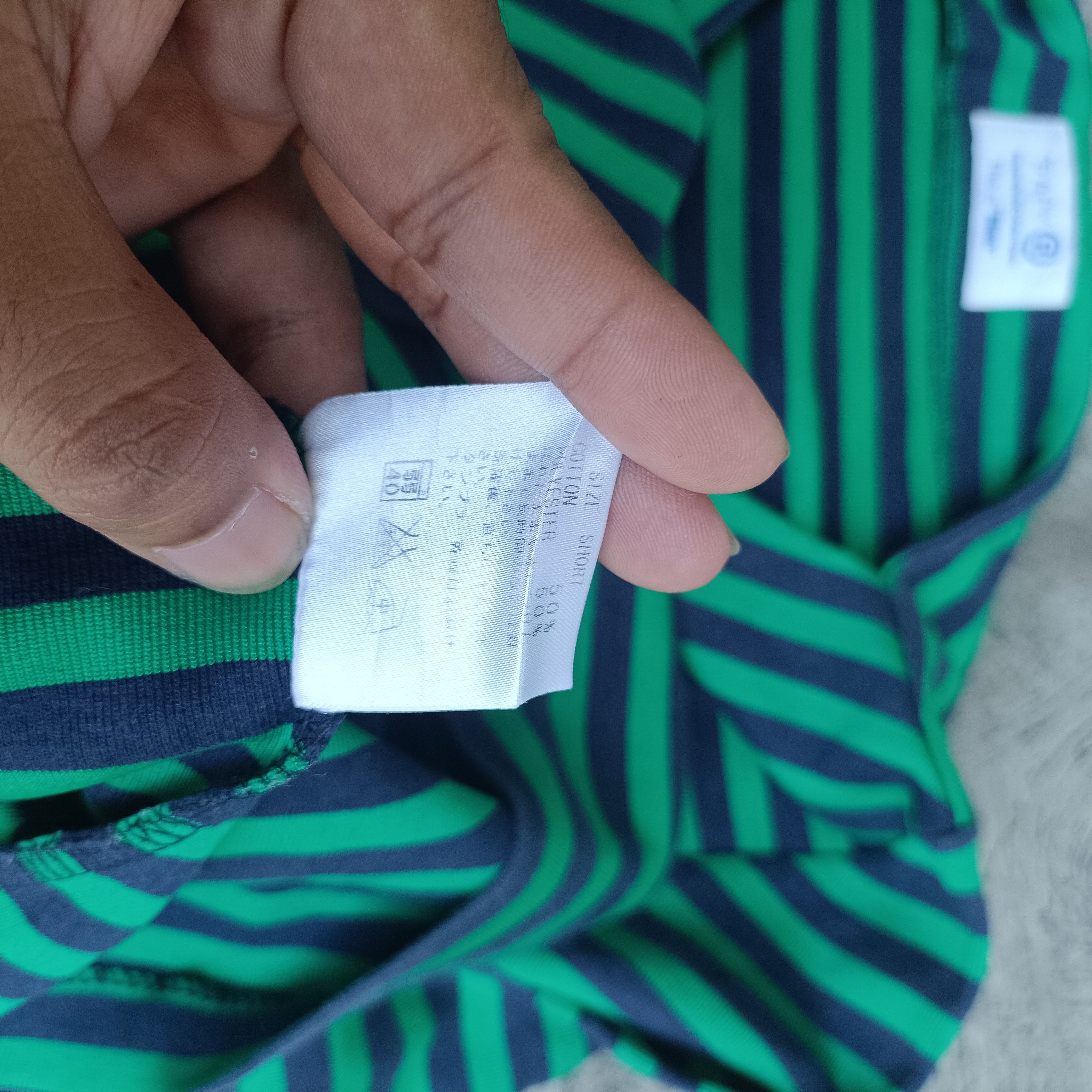 Bape Bapy By Bathing Ape Stripe Green Ls Tee Size M / US 6-8 / IT 42-44 - 8 Thumbnail