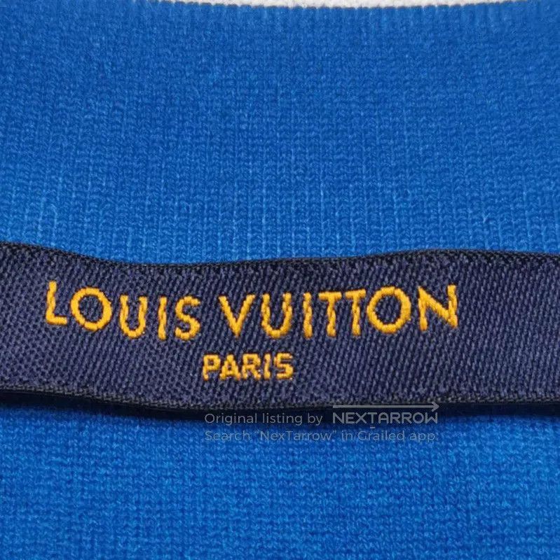 Louis Vuitton Louis Vuitton Blue Cloud Print Cotton T-Shirt. Size US XS / EU 42 / 0 - 4 Thumbnail