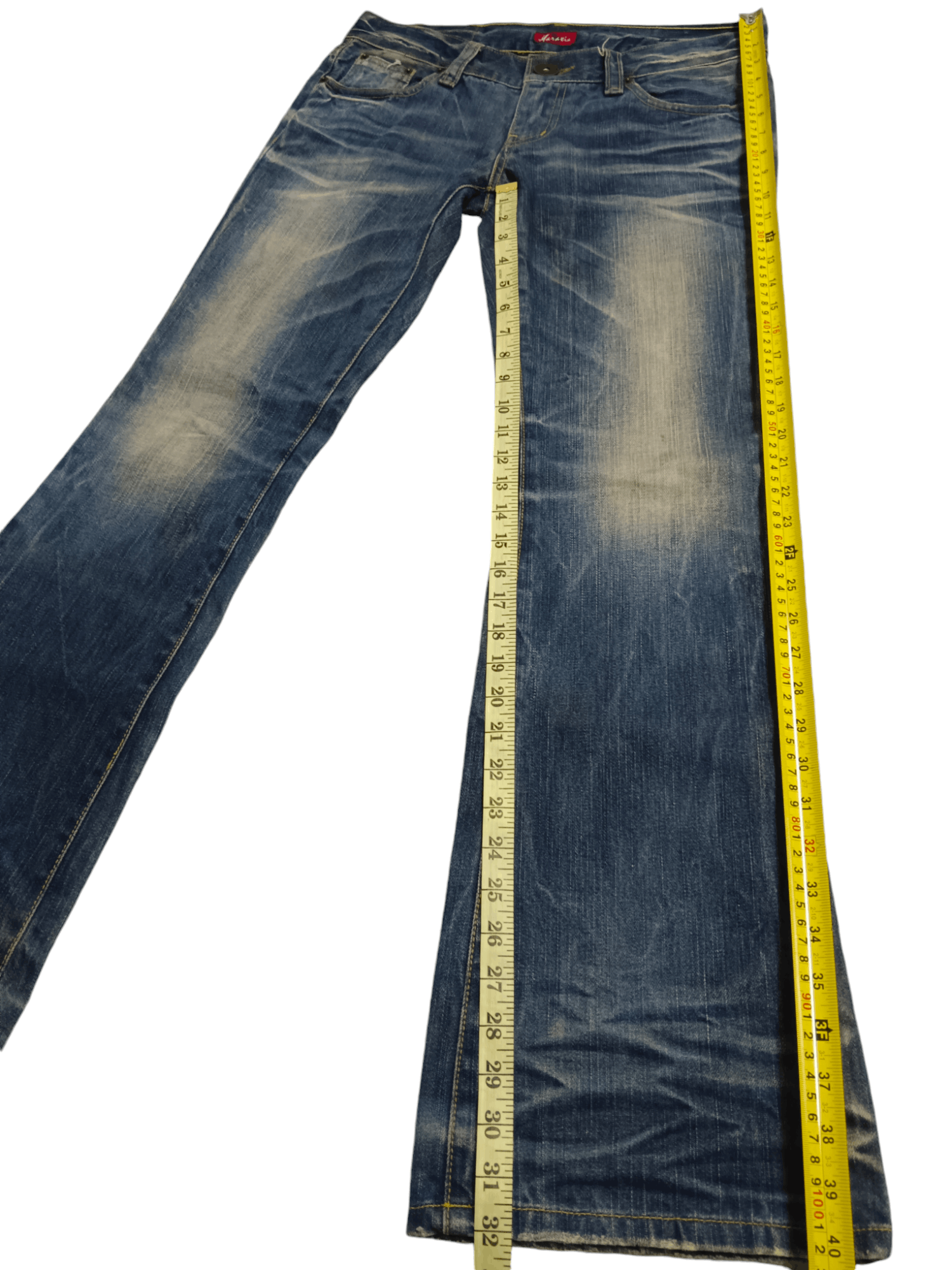 Japanese Brand 💥MARAXIA💥 Mudmax Super Flare Denim Size US 32 / EU 48 - 9 Thumbnail