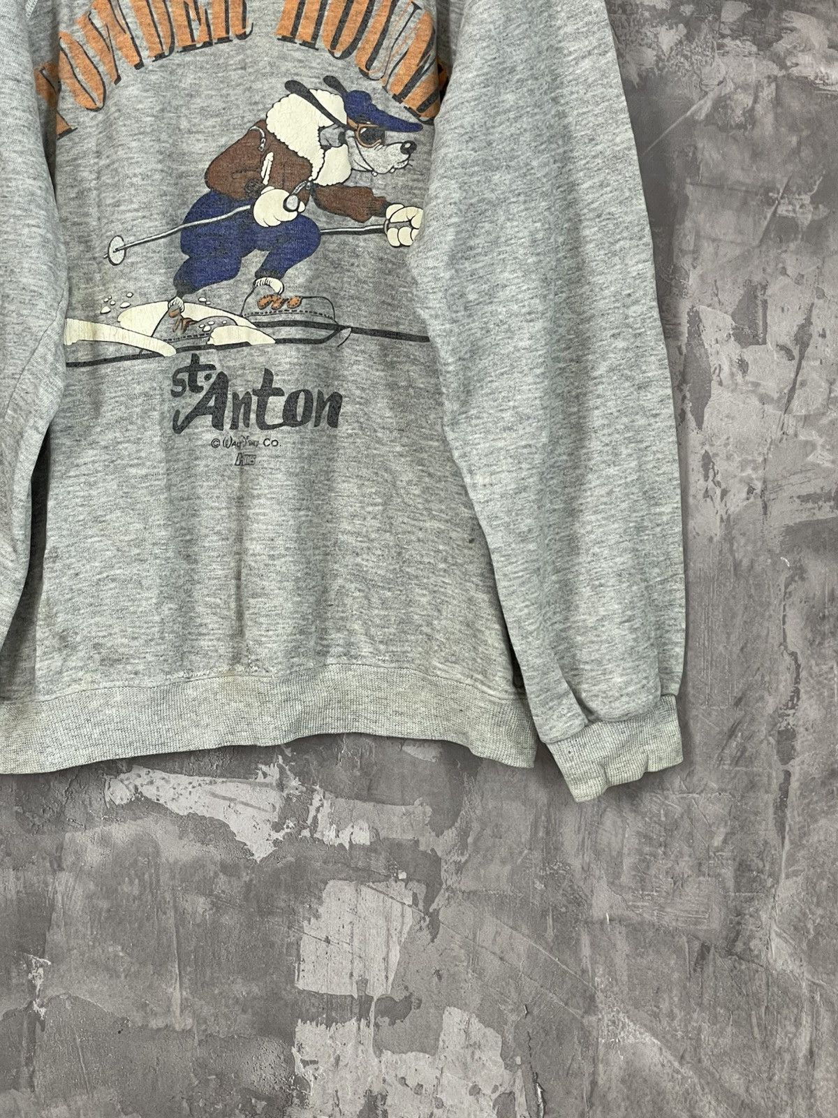 Hanes Vintage 90s Disney St.Anton Ski Y2K Crewneck Sweatshirt Size US XL / EU 56 / 4 - 6 Thumbnail