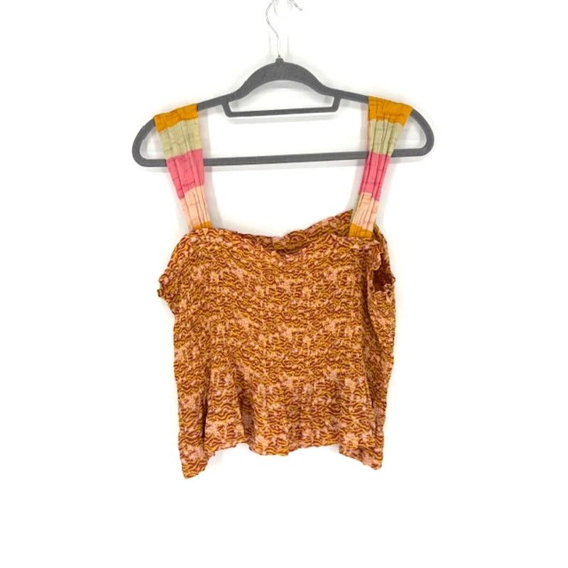 Scotch & Soda Scotch & Soda Smocked Peplum Beach Tank Top Size S / US 4 / IT 40 - 3 Thumbnail