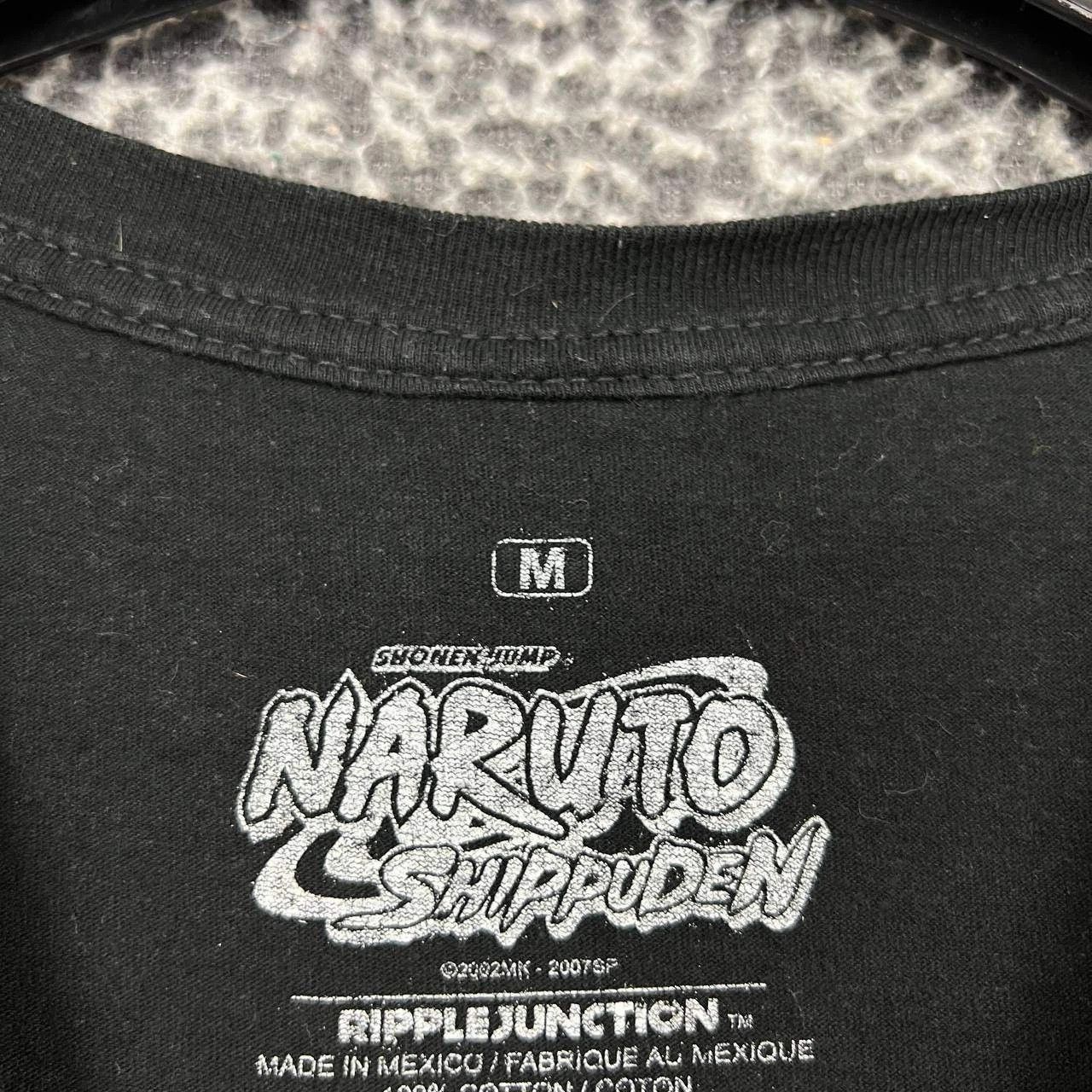 Other Naruto Shippuden Shirt Men Medium Black Crew Neck Cotton Size US M / EU 48-50 / 2 - 3 Thumbnail