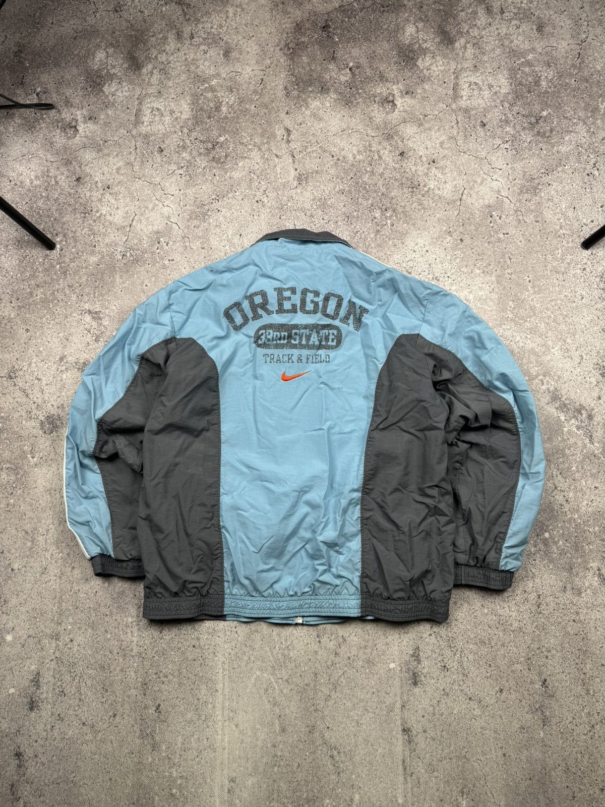 Nike Vintage 90s Nike Oregon Nylon Y2K Track Jacket Baggy Bomber Size US S / EU 44-46 / 1 - 5 Thumbnail