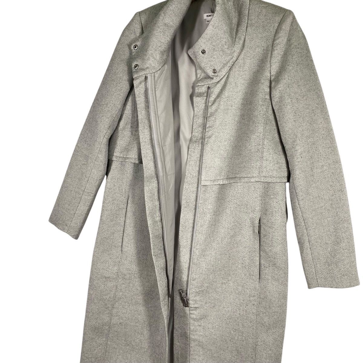 Helmut Lang Helmut Lang Wool Blend Belted Coat Size (P) Size S / US 4 / IT 40 - 6 Thumbnail