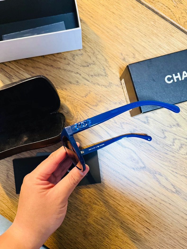 Chanel Chanel DK Blue Sunglasses for Women -2505 Size ONE SIZE - 7 Thumbnail