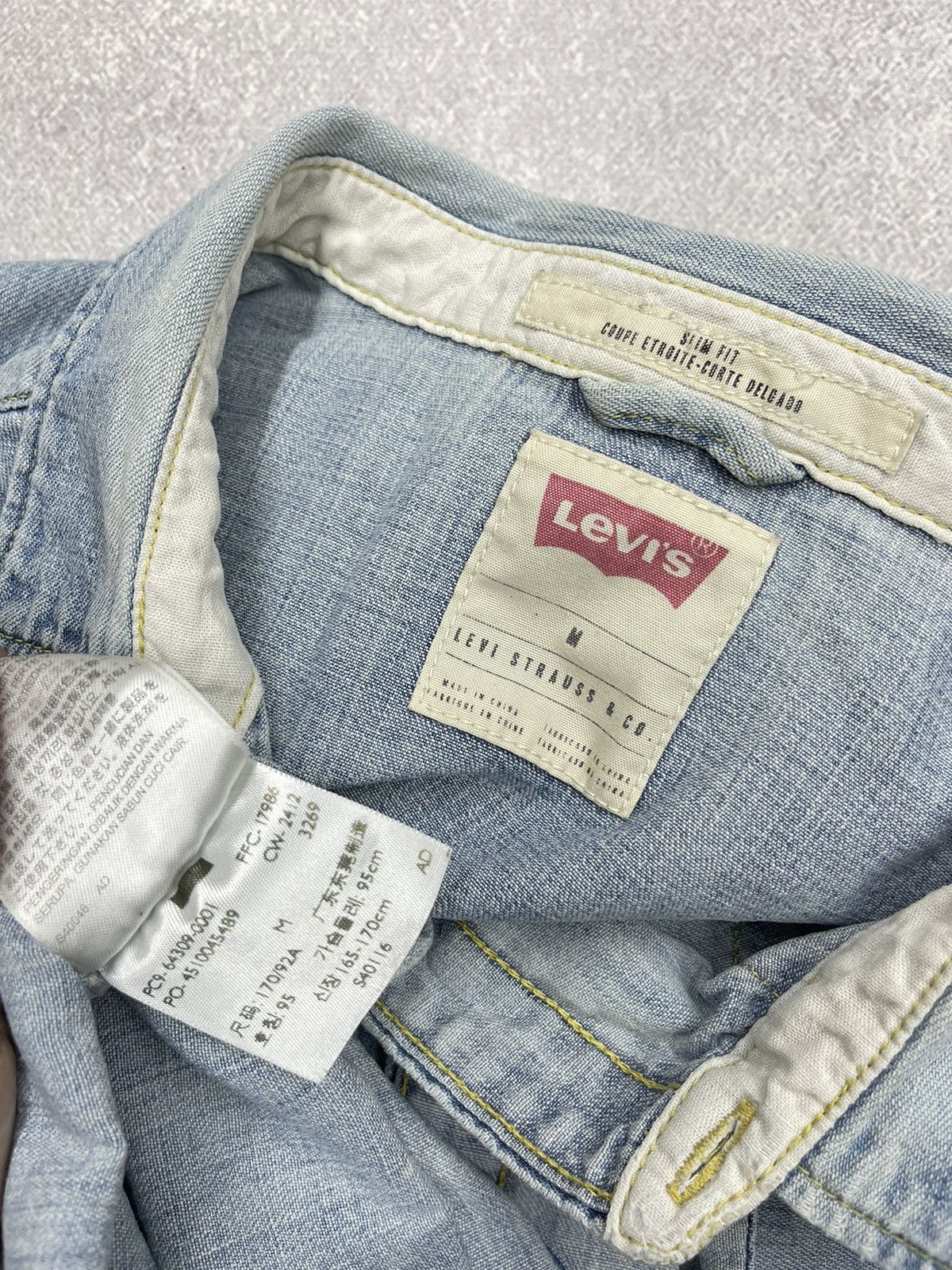 Levi's Vintage Levis Strauss Denim Shirt Blue Y2K USA Size M Size US M / EU 48-50 / 2 - 10 Thumbnail