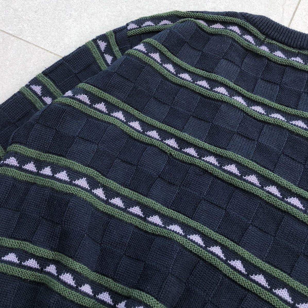 Burberry Vintage Burberrys Sport Wool Knitted Logo Patch Sweatshirts Size US M / EU 48-50 / 2 - 9 Thumbnail