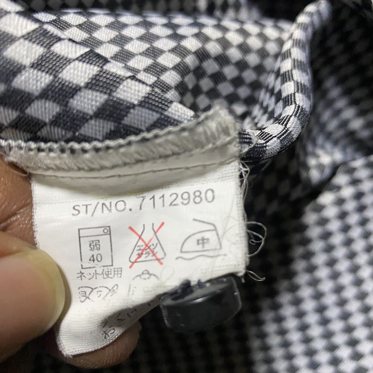 If Six Was Nine Semantic Design Gingham Open Collar Shirt Size US M / EU 48-50 / 2 - 5 Thumbnail