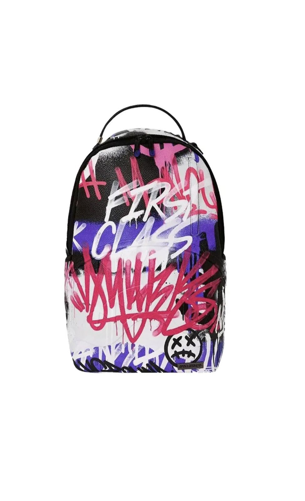 image of Sprayground Vandal Couture Multicolor Backpack (Dlxv) in Black/Purple, Men's