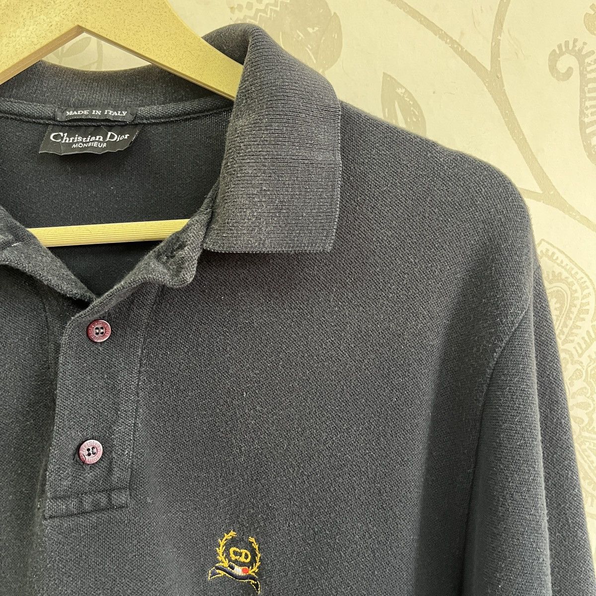 Christian Dior Monsieur × Hedi Slimane × Vintage Vintage 80s Christian Dior Monsieur John Galliano Polo Size US M / EU 48-50 / 2 - 5 Thumbnail