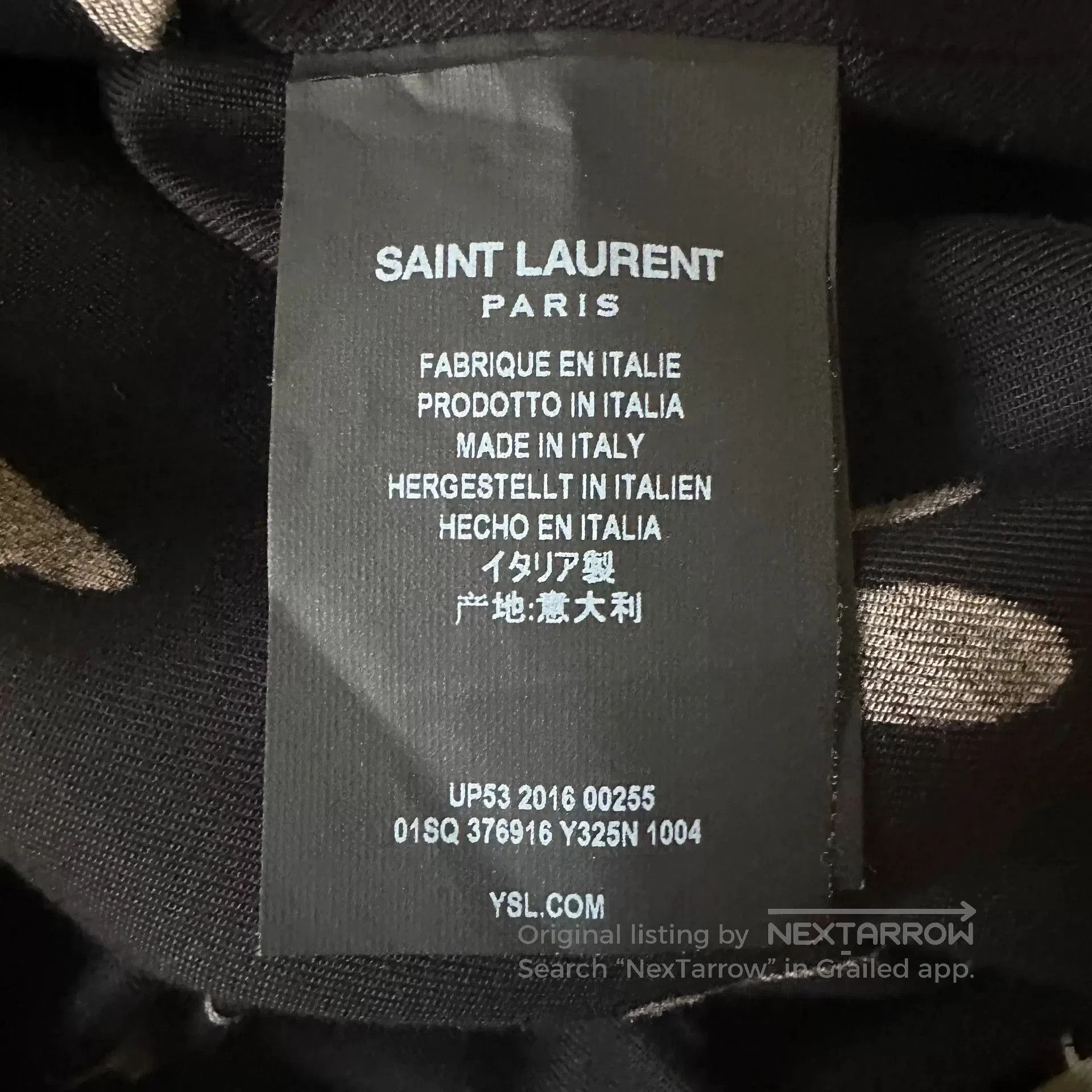 Saint Laurent Paris Saint Laurent 16FW Note Shirt. Size US M / EU 48-50 / 2 - 7 Thumbnail