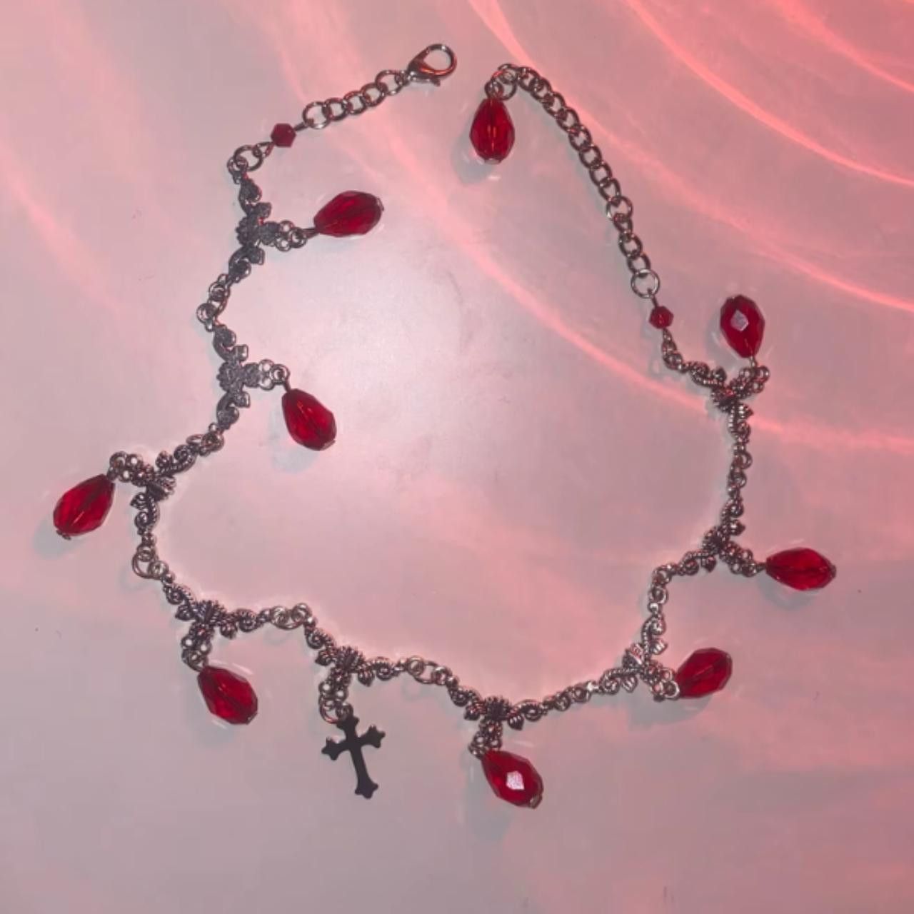 Other Retro Red Cross Necklace Size ONE SIZE - 2 Thumbnail