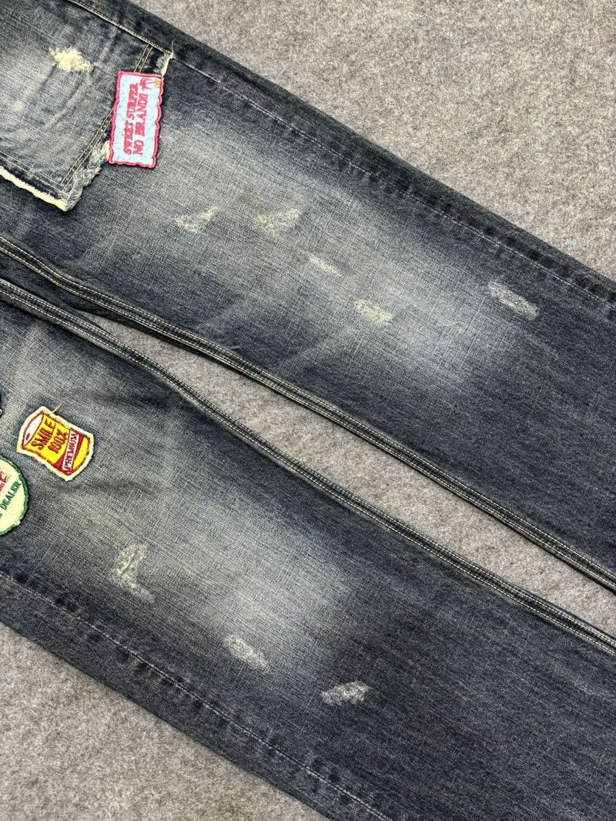 Japanese Brand × Seditionaries 💥Flare💥Insane Urban Craft Unfinishd Edge Distrssd Denim F475 Size US 34 / EU 50 - 11 Thumbnail