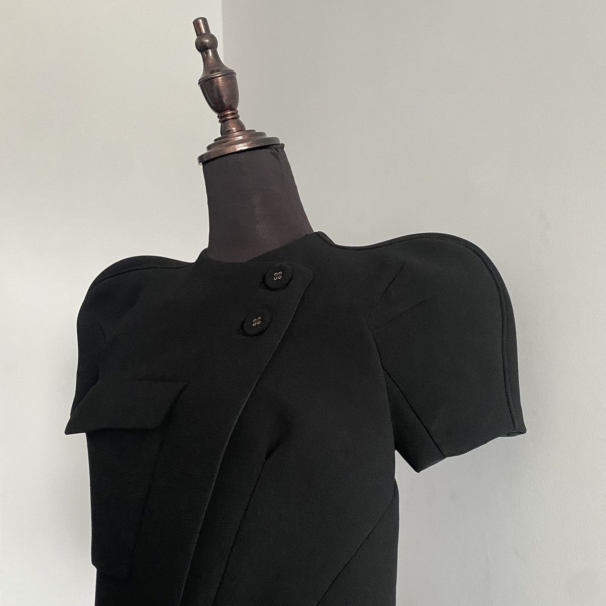 Balenciaga SS2008 Balenciaga Runway Padded Blazer by Nicolas Ghesquière Size S / US 4 / IT 40 - 7 Thumbnail