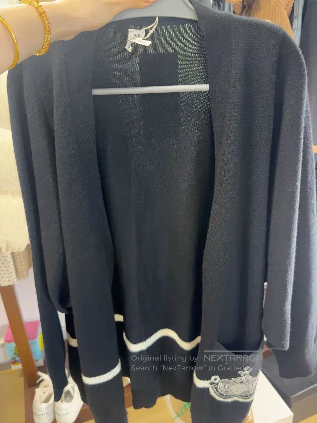 Hermes Hermes Long Sleeve Cardigan. Size US M / EU 48-50 / 2 - 1 Thumbnail