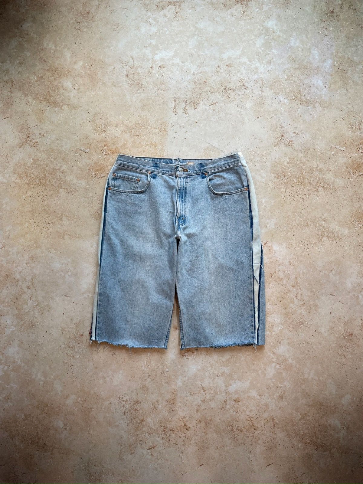 Vintage Streetwear Jorts Reconstructed Levis Size US 33 - 1 Thumbnail