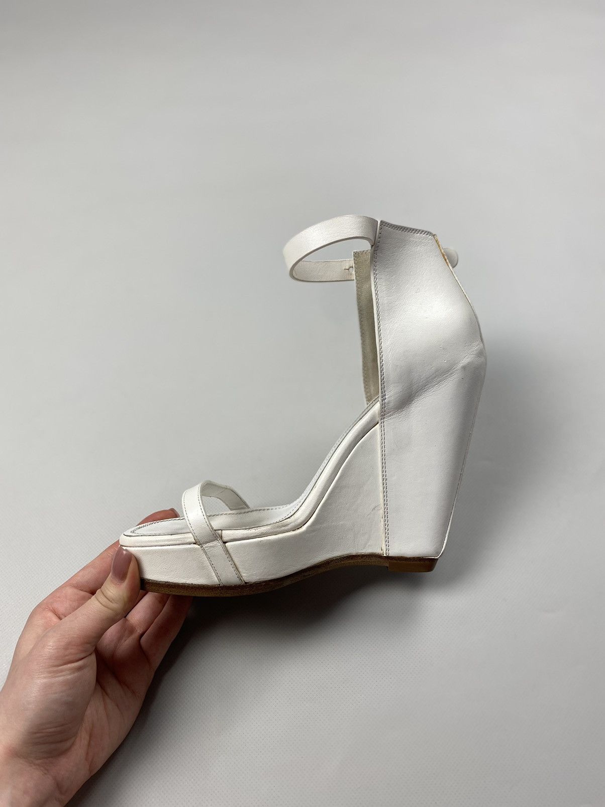 Rick Owens Rick Owens avant-garde ladies leather platform heels sandals Size US 9 / IT 39 - 11 Thumbnail