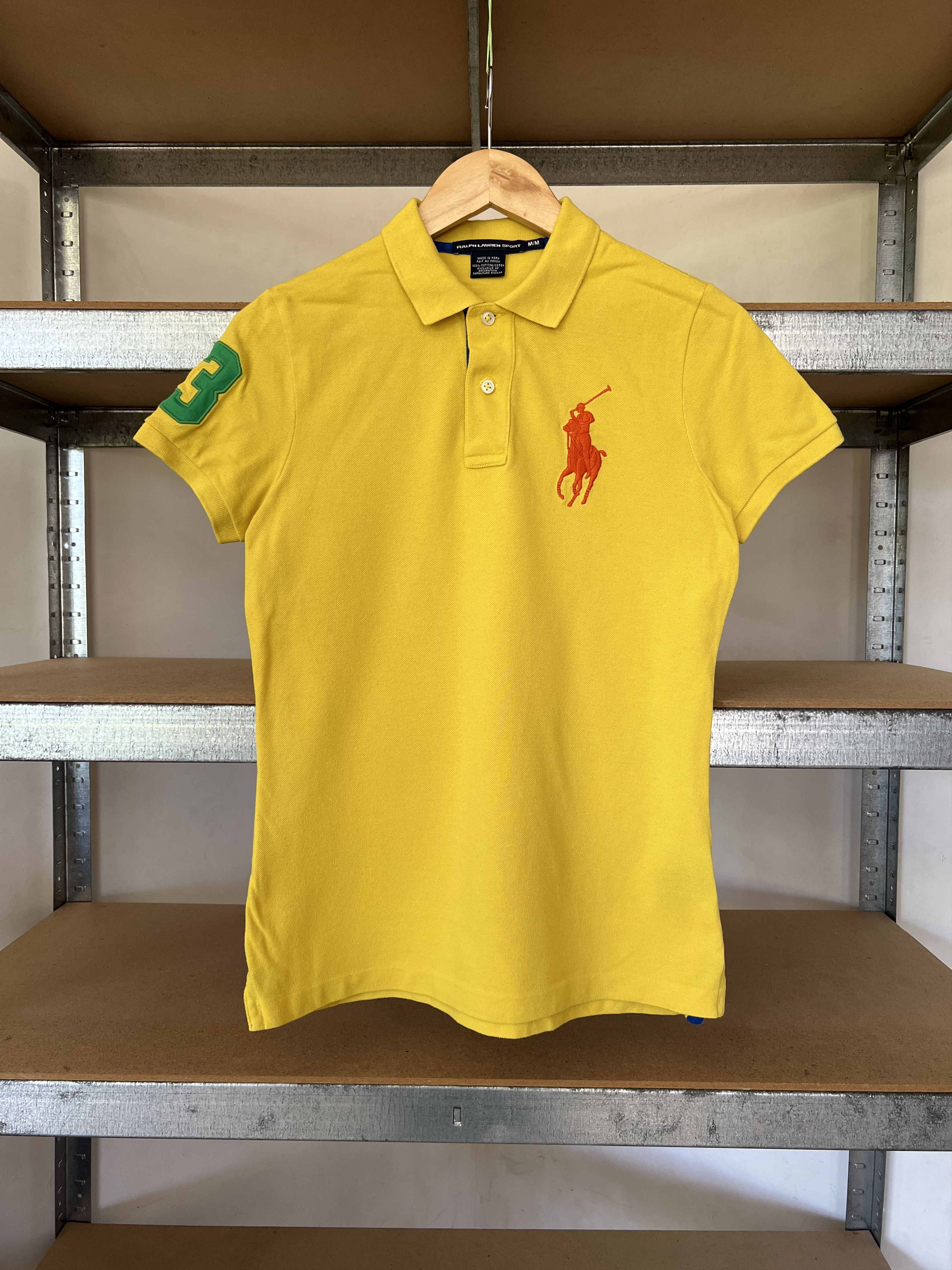 Polo Ralph Lauren Vintage Yellow Polo Shirt
