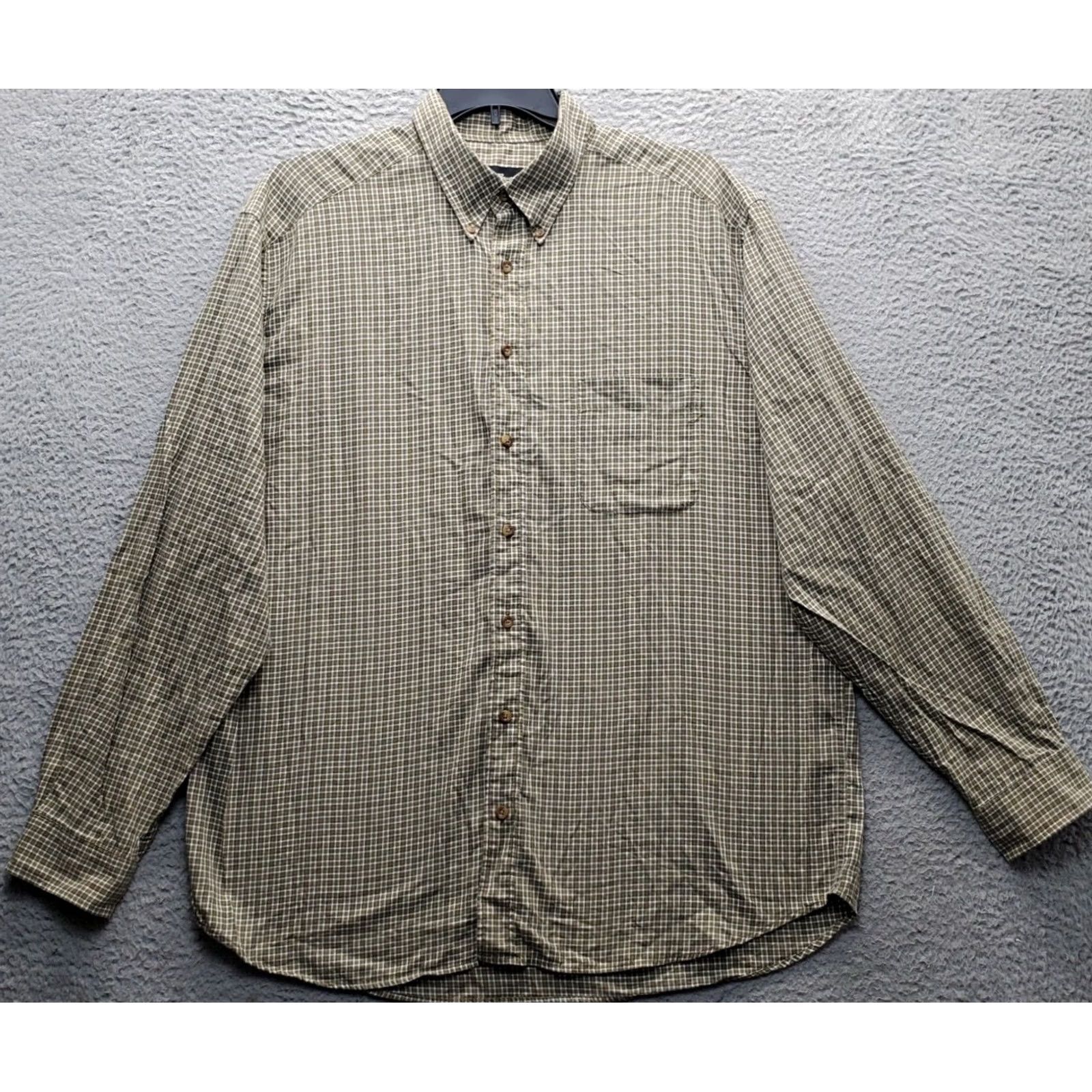 Eddie Bauer Eddie Bauer Flannel Shirt Mens XLT Multi Check Long Sleeve Collared Button-Down: Mens Size XLT: Multicolor Check Flannel Shirt Size US XL / EU 56 / 4 - 2 Thumbnail