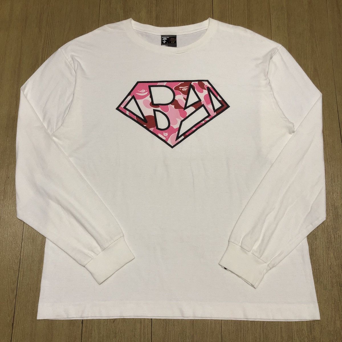 Bape OG 2000 BAPE BA Pink Camo Superman Logo Size US XL / EU 56 / 4 - 1 Thumbnail