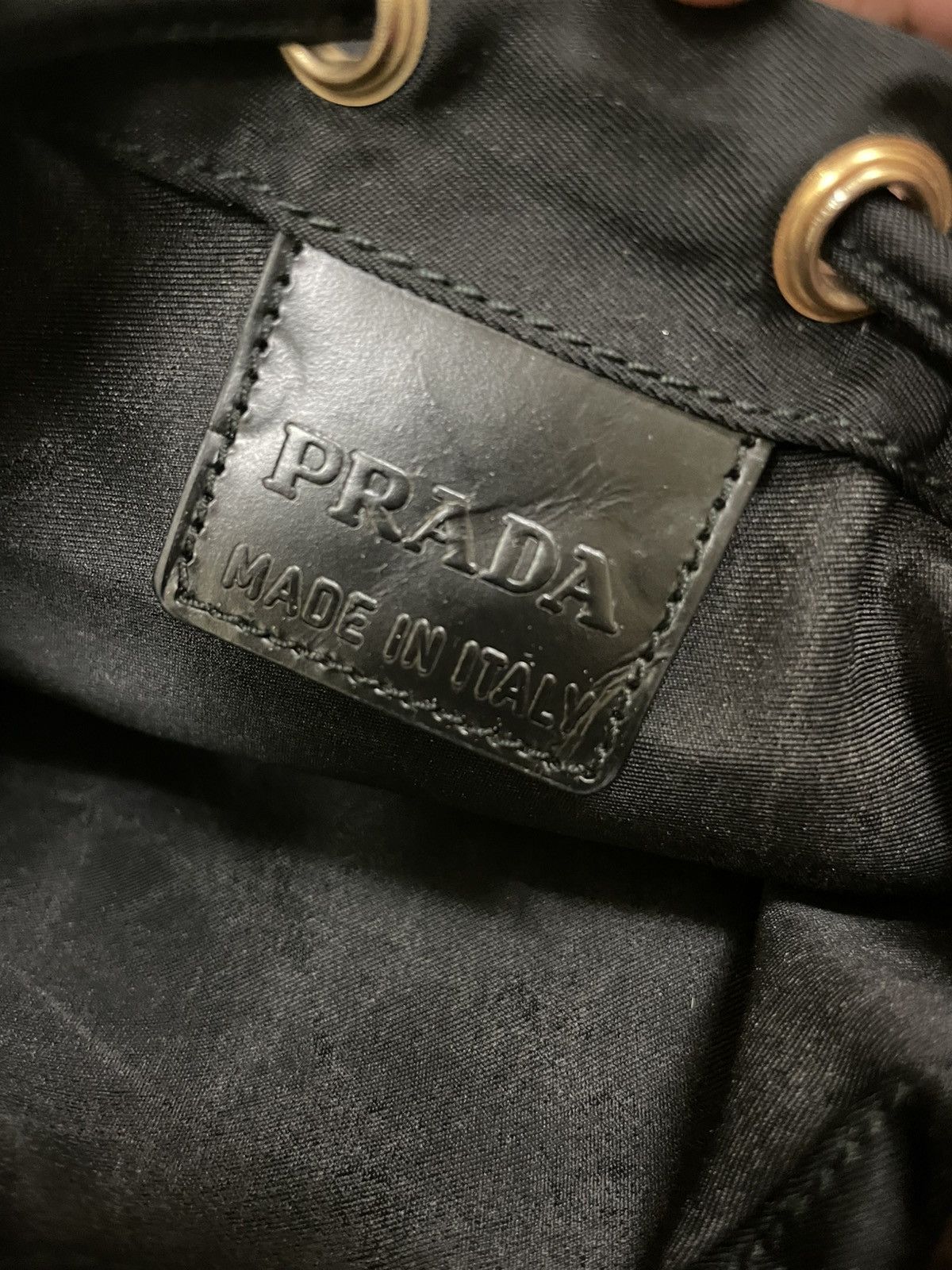 Prada Authentic Vintage Prada Mini Drawstring Bag One Size Size ONE SIZE - 4 Thumbnail